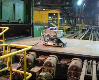 3MA Nondestructive scanning truck for mechanical properties of heavy plates